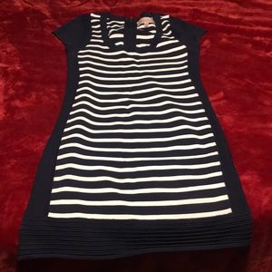 Knit stripe dress